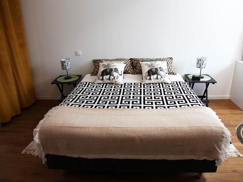 Chambre "Côté Savane"-La maison d'Eole