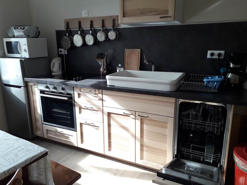 Cuisine intégrée du gîte