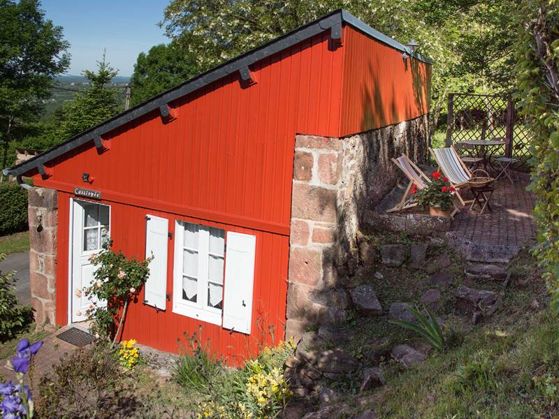 Extérieur du gîte Cassiopée, pour 2 ou 3 personnes
