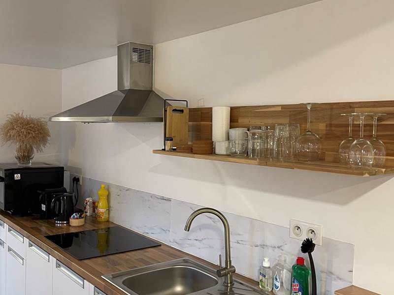 Cuisine avec accessoires divers