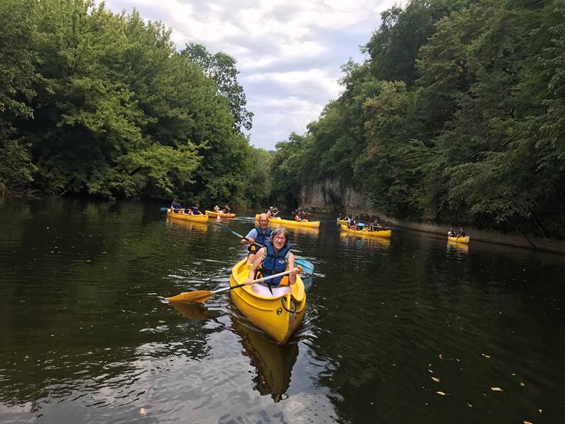 canoë proche de Sarlat