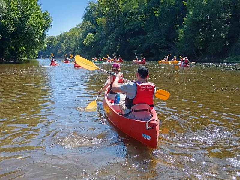 canoë en Dordogne avec canoë Family