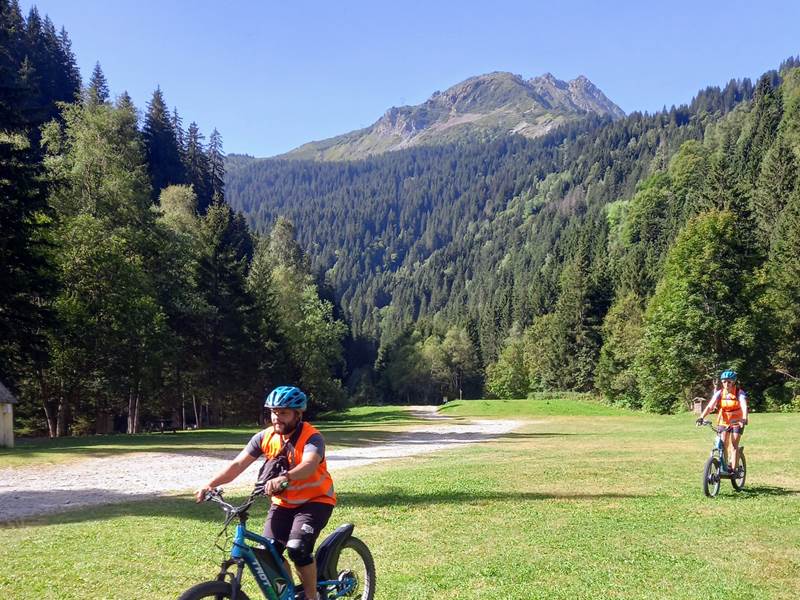 Trottinette en sortie découverte