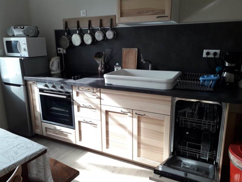 Cuisine intégrée du gîte de Tante Aurore