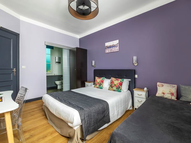 Chambre double confort au cœur de Biarritz