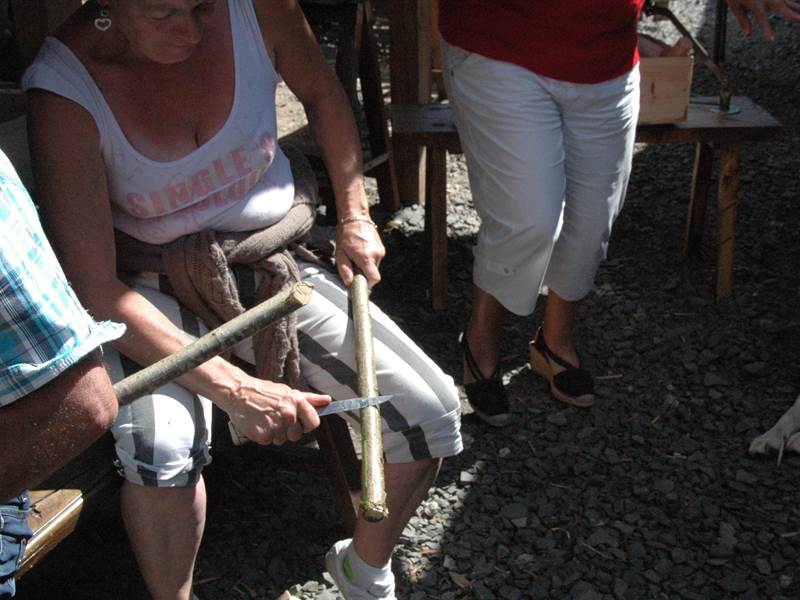 Éplucher mon bâton