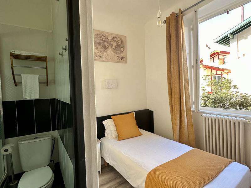 Chambre single 1 pers au cœur de Biarritz