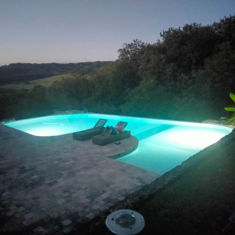 Piscine de nuit