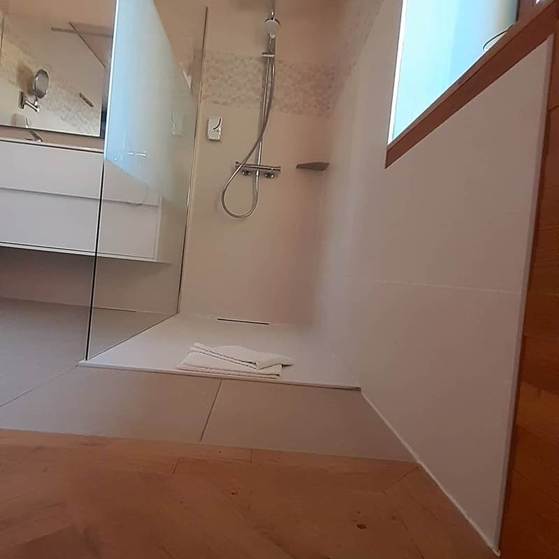 chambre cabanon douche à l'italienne - rénovation 2021