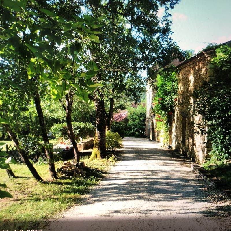 Le chemin vers le gite "les chevreuils"