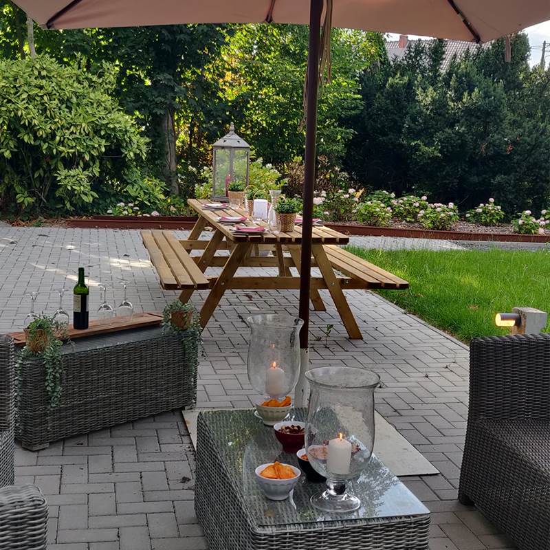 L'aménagement de la terrasse