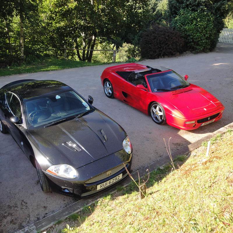 parking privé au gite de La Haute Grange à Freland