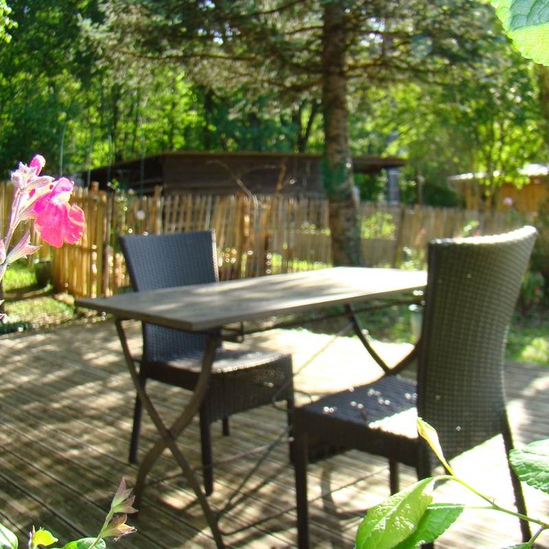 Terrasse chambre prune