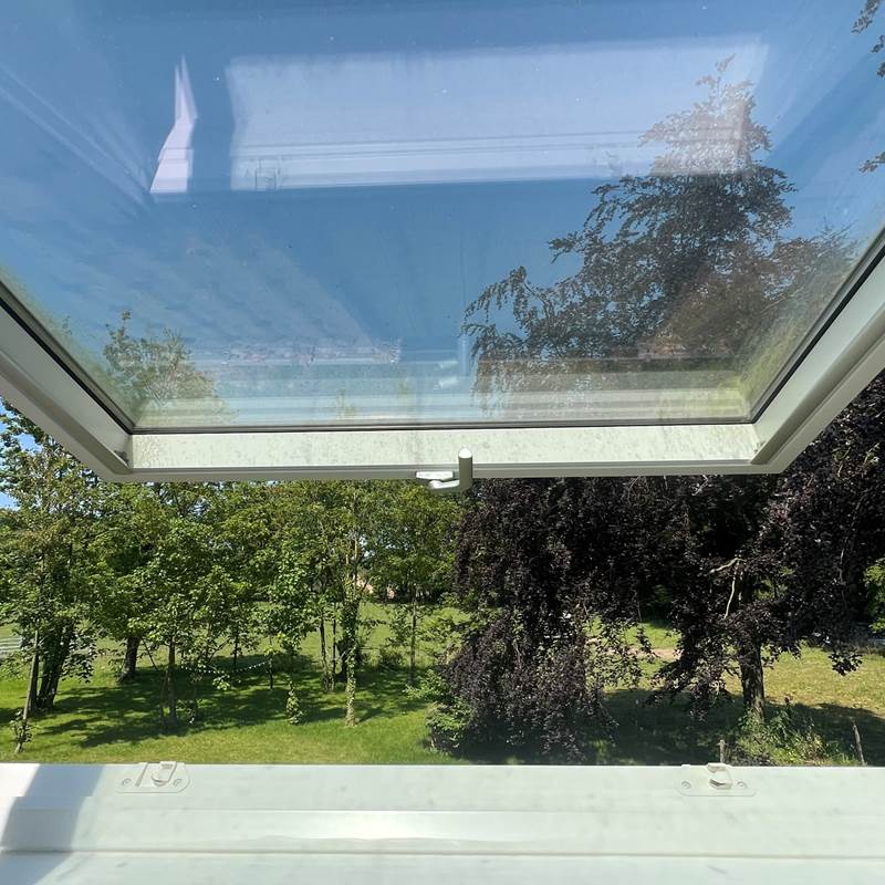 Vue depuis les chambres sur le jardin
