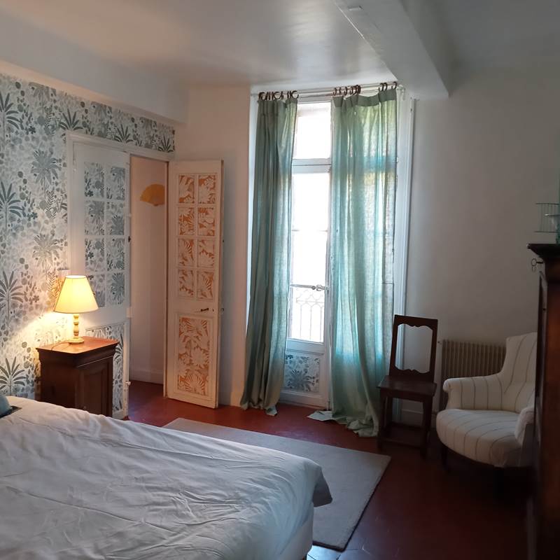 Le Mas Palegry chambres d'hôtes Perpignan - chambre n°1 suite avec vue sur jardin