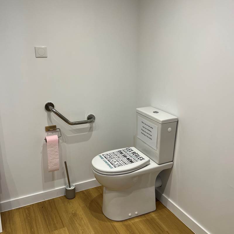 WC surélevé au RDC