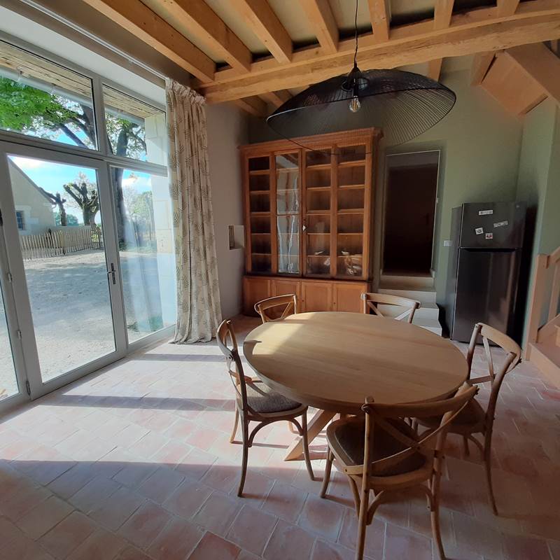 Table extensible de salle à manger - gîte du Cygne