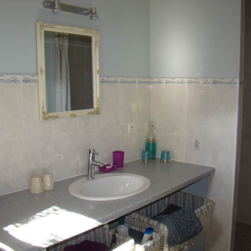 Salle de bain Chambre Prune