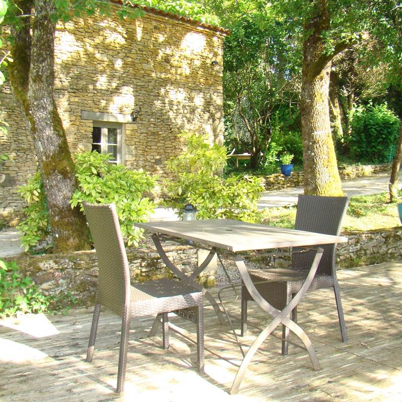 Terrasse chambre prune