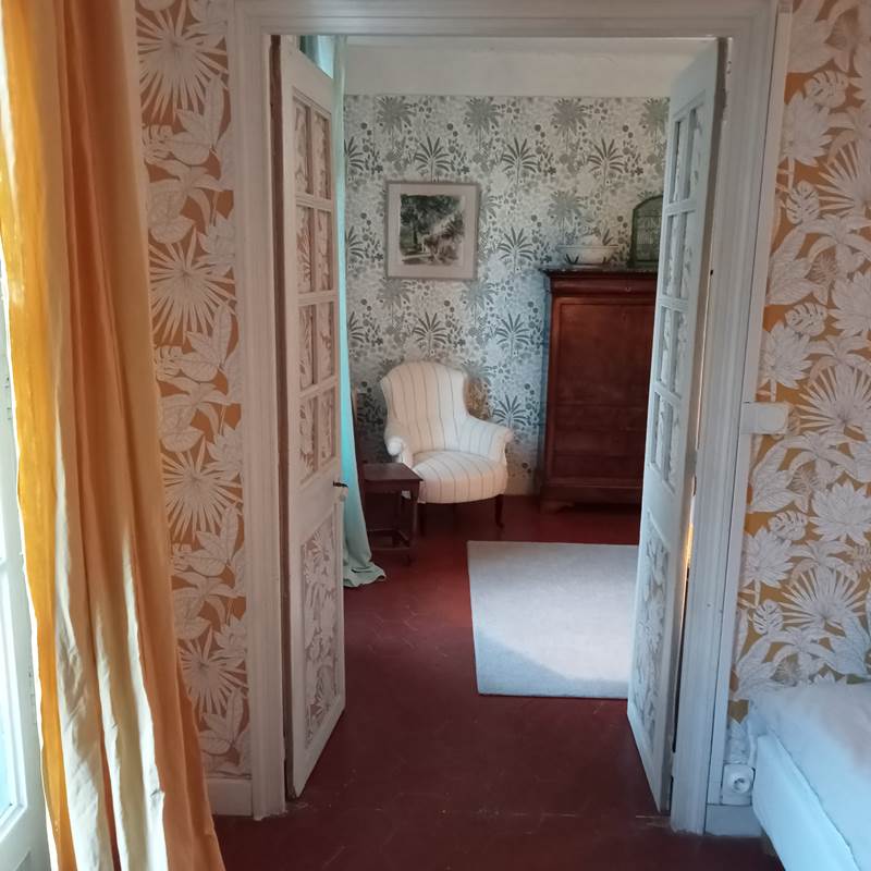 Le Mas Palegry chambres d'hôtes Perpignan - chambre n°1 suite avec vue sur jardin