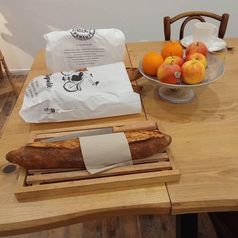 Le Mas Palegry chambres d'hôtes petit déjeuner Boulangerie Pensuet