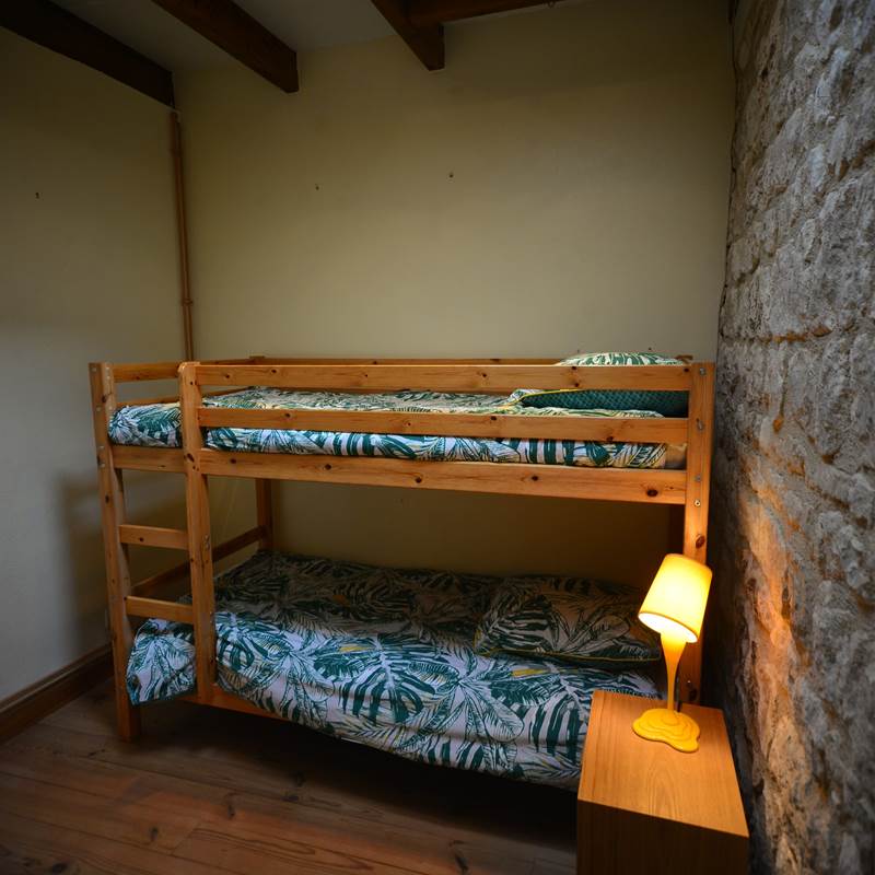 chambre 2 - lit simple superposé