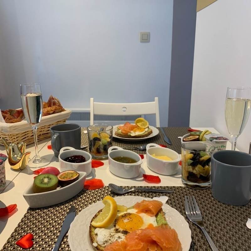 Petit déjeuner spécialités salées