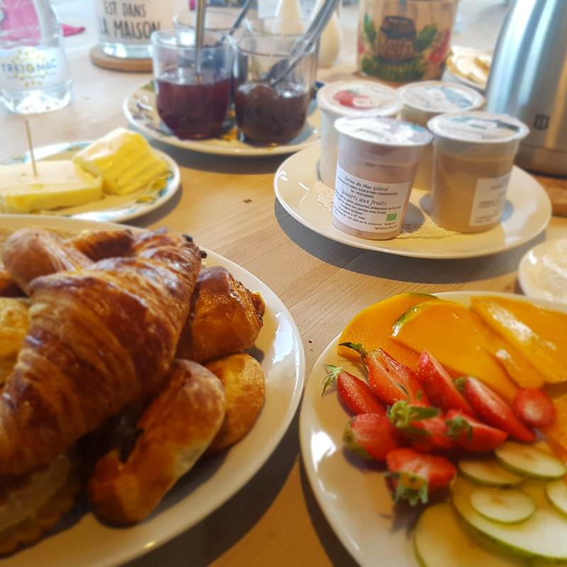 petit déjeuner gourmand au Ranch des Lacs