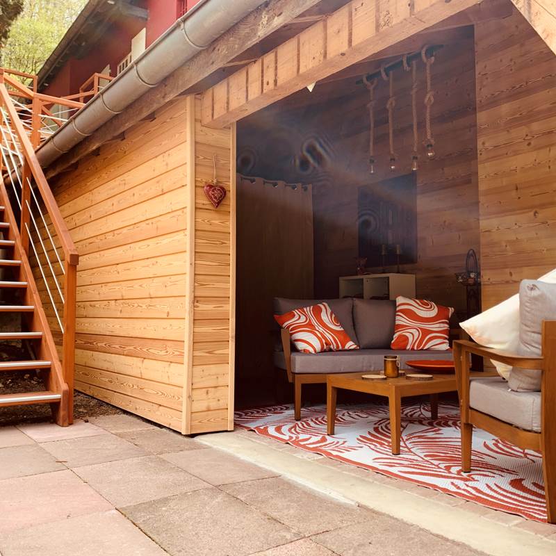 cabanon du jardin du gîte le Cerisier
