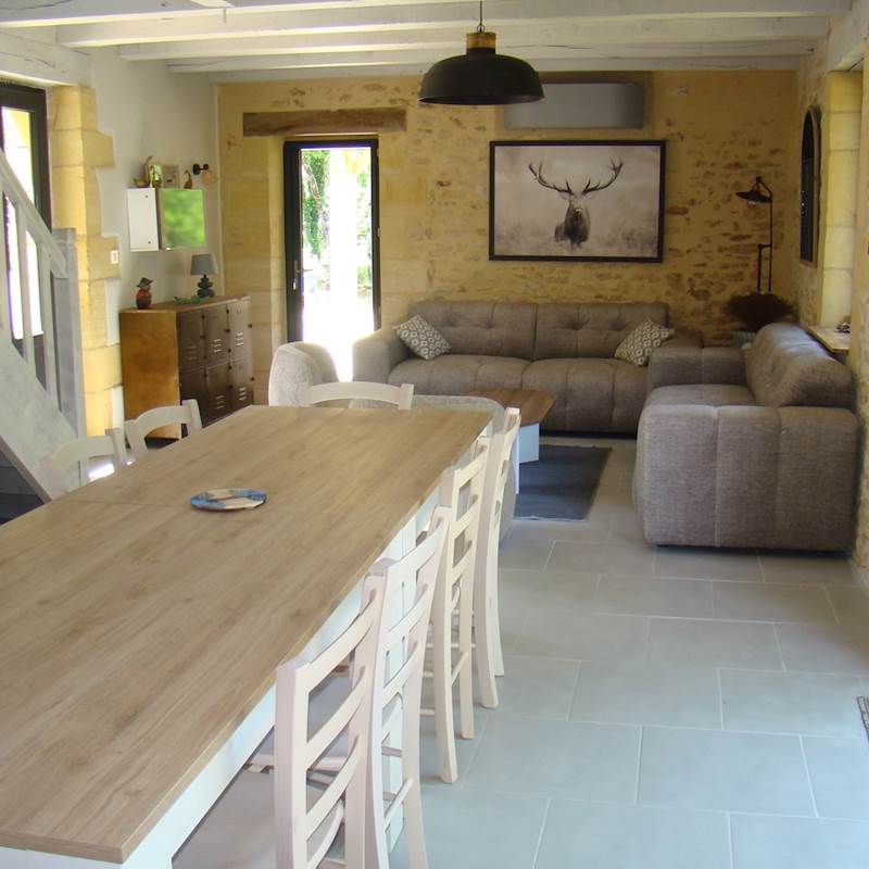 salon, salle à manger