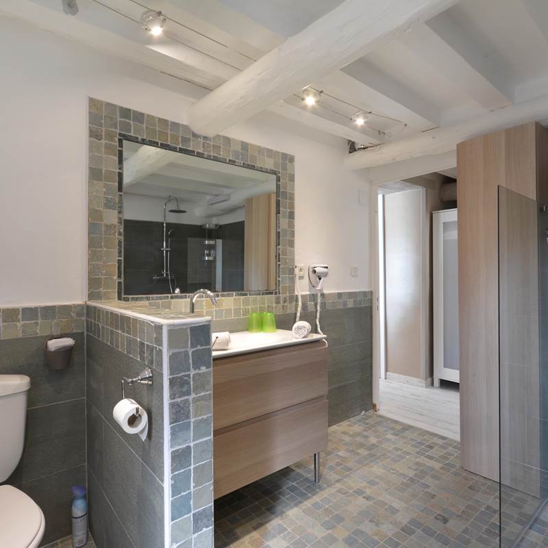salle de bain du gite