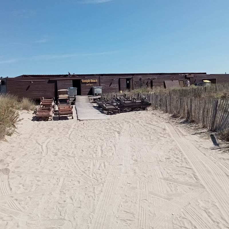 Le Mas Palegry chambres d'hôtes le Temple Beach termine la saison