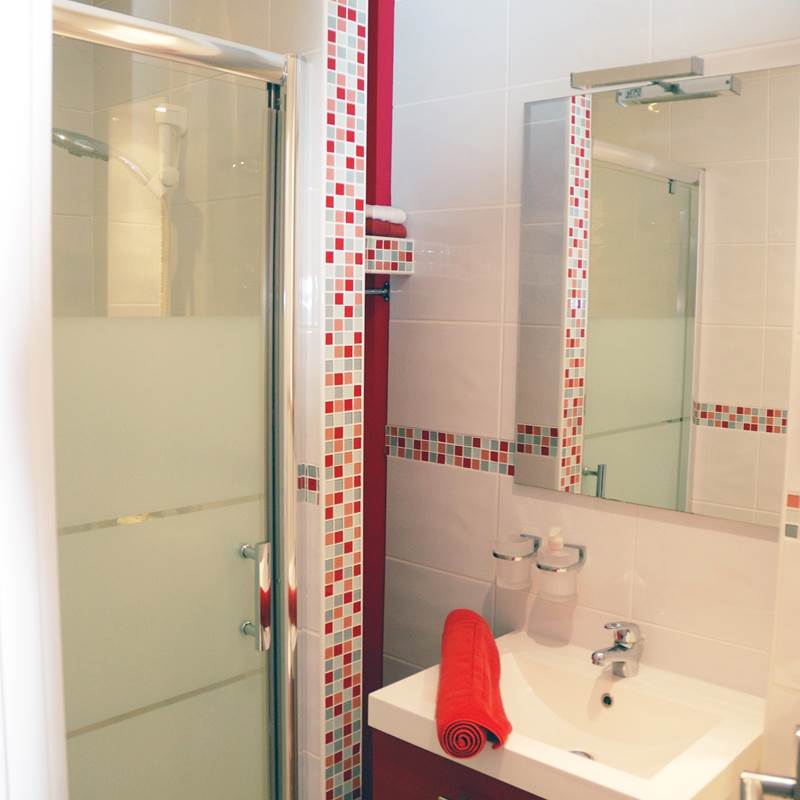 Salle de douche Chambre Compostelle Horizon des Landes - Doazit