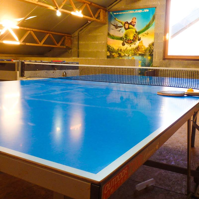 salle de jeux -ping-pong - baby foot