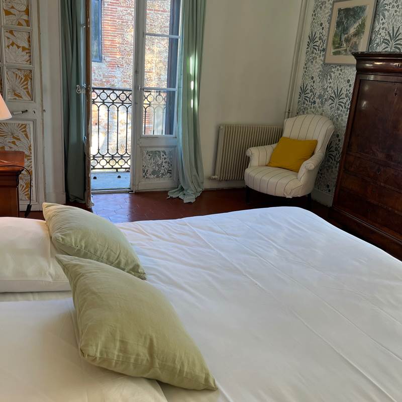 Le Mas Palegry chambres d'hôtes Perpignan chambre 1 suite avec vue sur jardin 08
