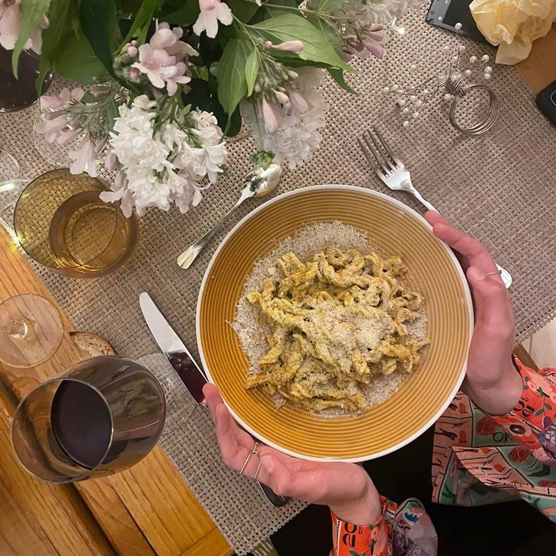 Pasta pesto-options