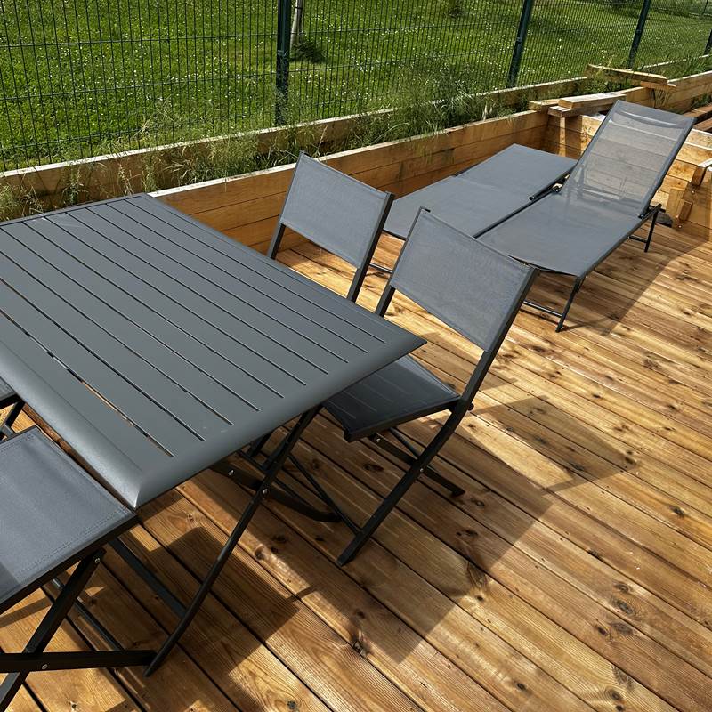 Logement 3 Evasion LE MAINE LOREVA CONSTANT vue terrasse extérieure