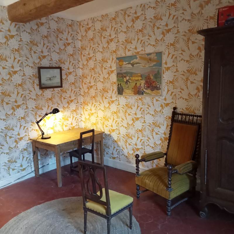 Le Mas Palegry chambres d'hôtes Perpignan - chambre n°1 suite avec vue sur jardin
