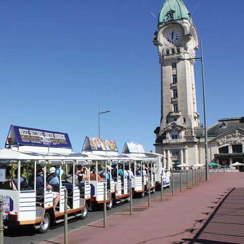 Circuit en petit train touristique, la gare de Limoges.-galerie