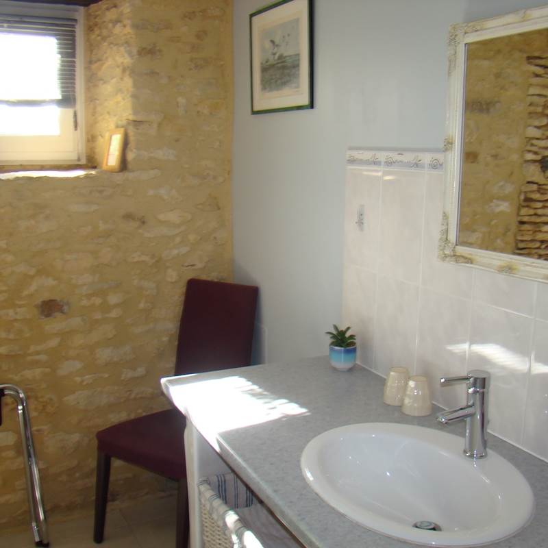 Salle de bain Chambre Prune