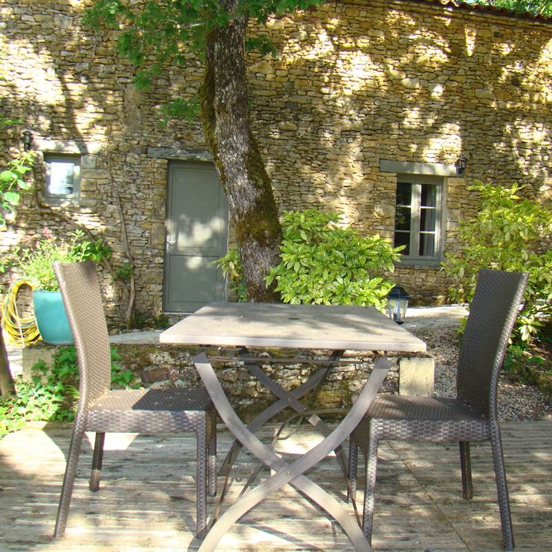Terrasse chambre prune