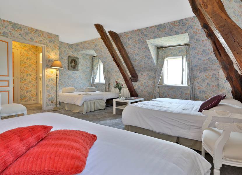 Chambre familiale 15 château 2 à 6 couchages