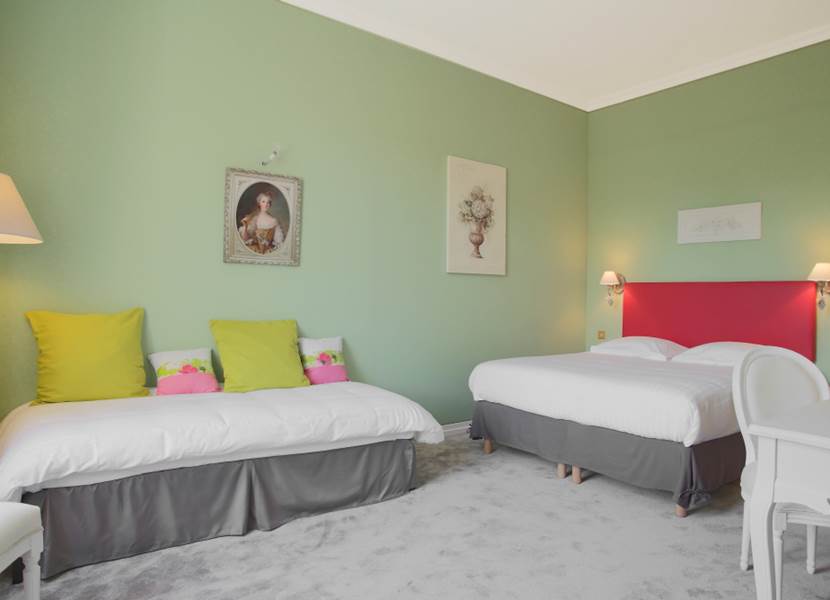 Chambre Verte Château double ou quadruple