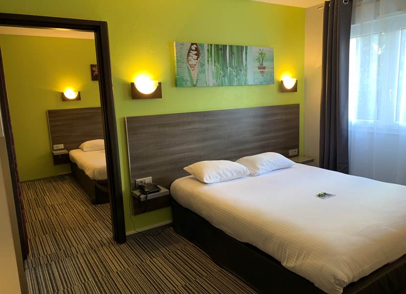 Chambres communicantes 5 personnes