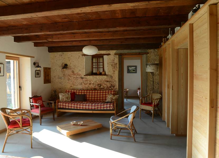 Espace Diamant, Crest Voland, Chalet des Molliettes, Appartement Saint Bernard (salon)