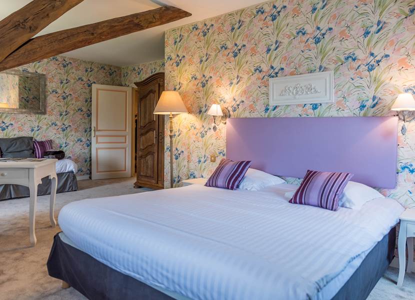 Chambre Parme château de 2 à 5 couchages