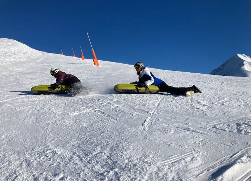 Course relai en Airboard