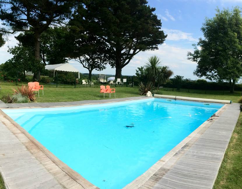piscine extérieure chauffée