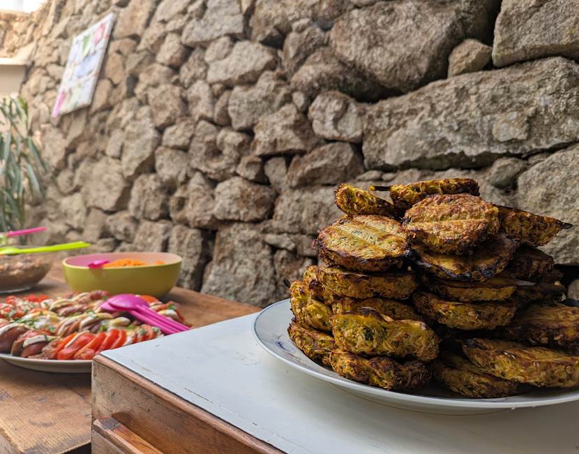 Galettes de légumes maison