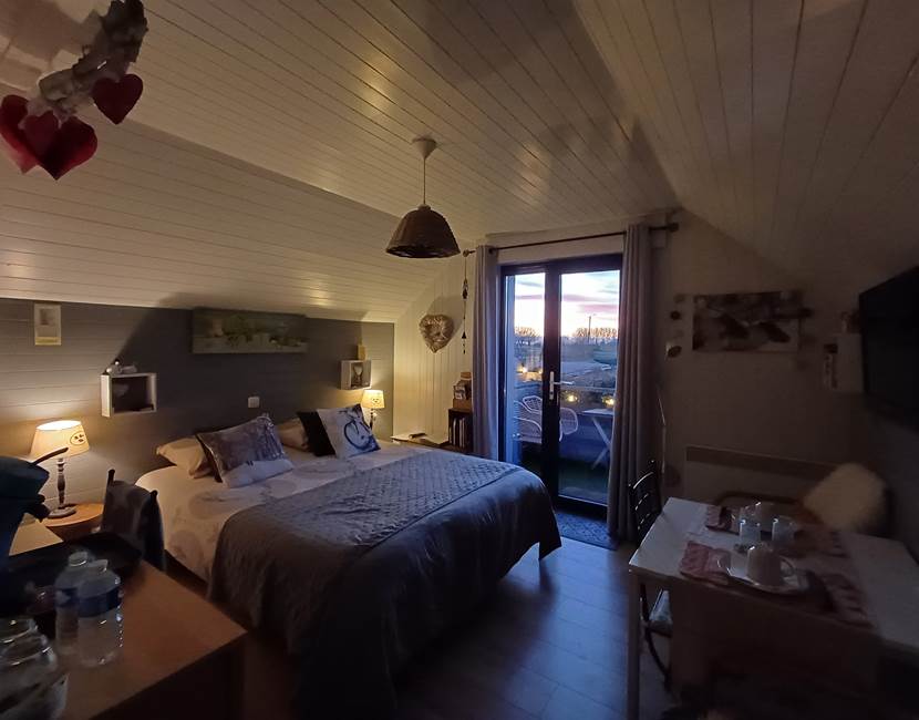 Chambre avec balcon